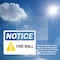 Signmission Fire Wall OSHA Notice Sign, Vinyl Decal, 14in W x 10in L, 2PK OS-2PACK-NS-D-1014-L-15670 - alternate 6